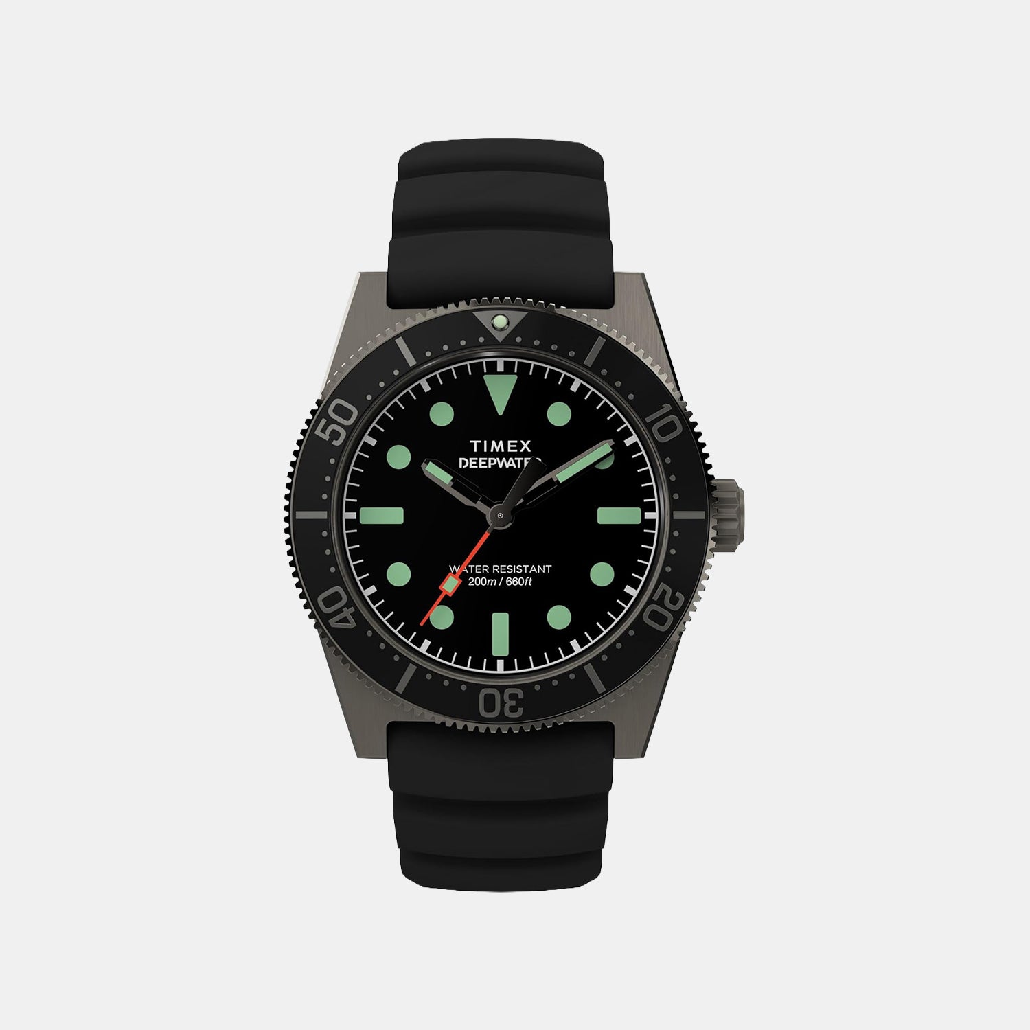 Men Quartz Black Dial Analog Rubber Watch TW2W74700UJ