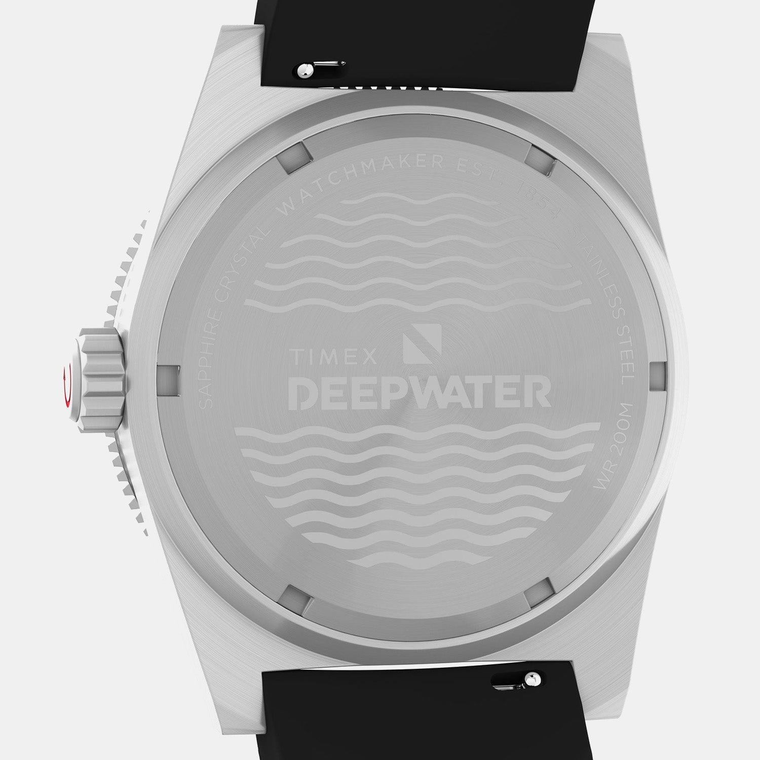 Men Quartz Black Dial Analog Rubber Watch TW2W75000UJ