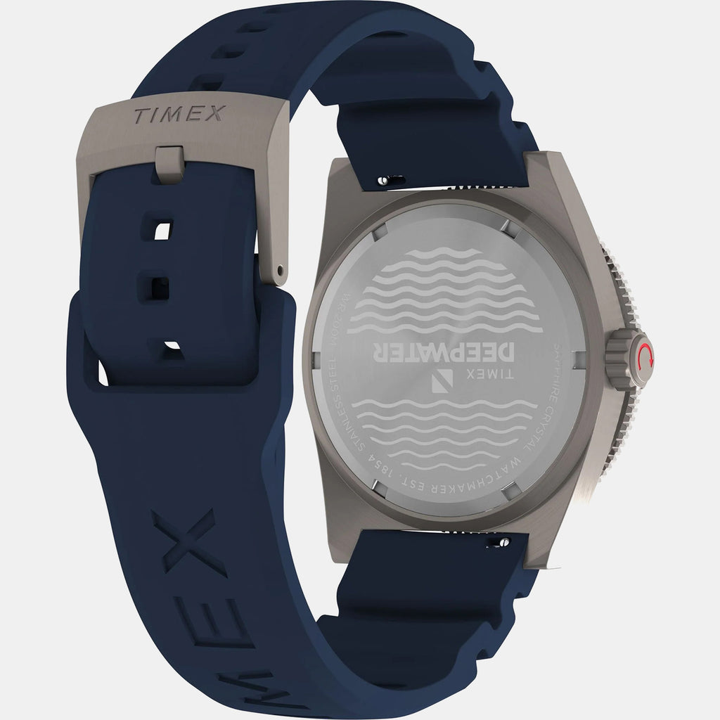 Men Quartz Black Dial Analog Rubber Watch TW2W75100UJ