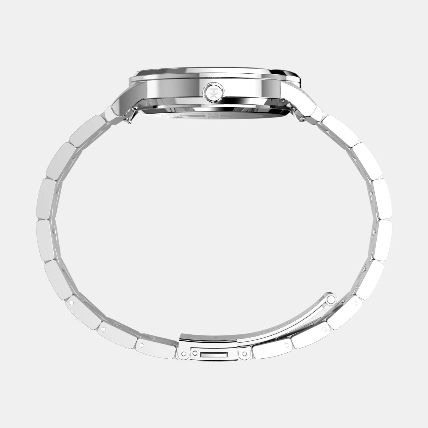 Men Quartz Blue Dial Analog Stainless Steel Watch TW2W75700UJ