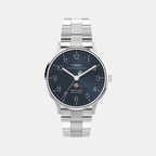 Men Quartz Blue Dial Analog Stainless Steel Watch TW2W75700UJ