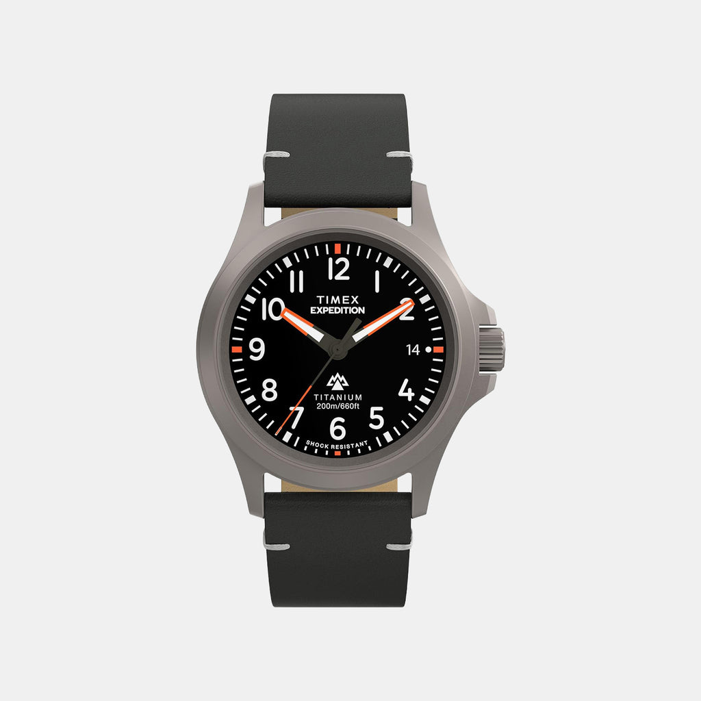 Men Quartz Black Dial Analog Plastic Watch TW2W78000UJ