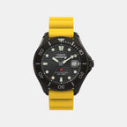 Men Quartz Black Dial Analog Rubber Watch TW2W81700UJ