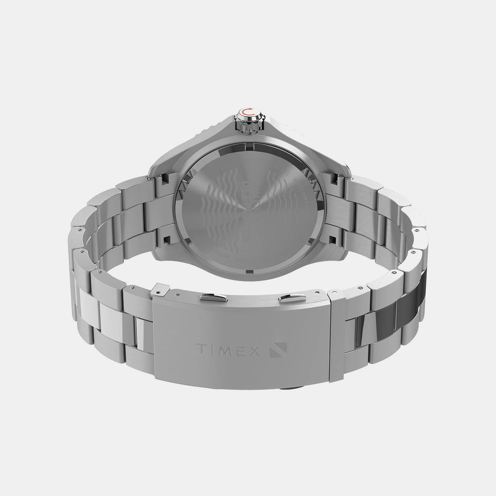 Men Quartz Black Dial Analog Stainless Steel Watch TW2W82000UJ