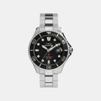 Men Quartz Black Dial Analog Stainless Steel Watch TW2W82000UJ