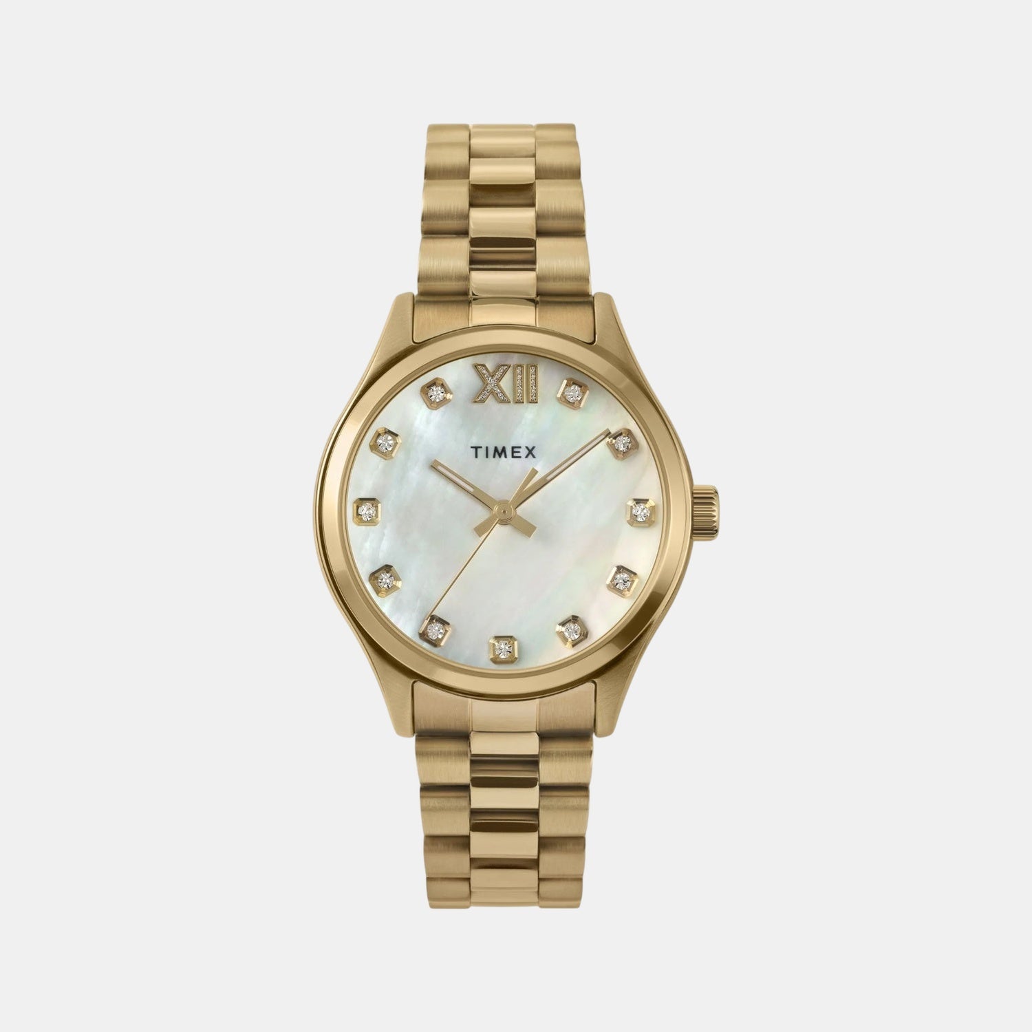 Women Quartz Mother Of Pearl Dial Analog Stainless Steel Watch TW2W85400UJ