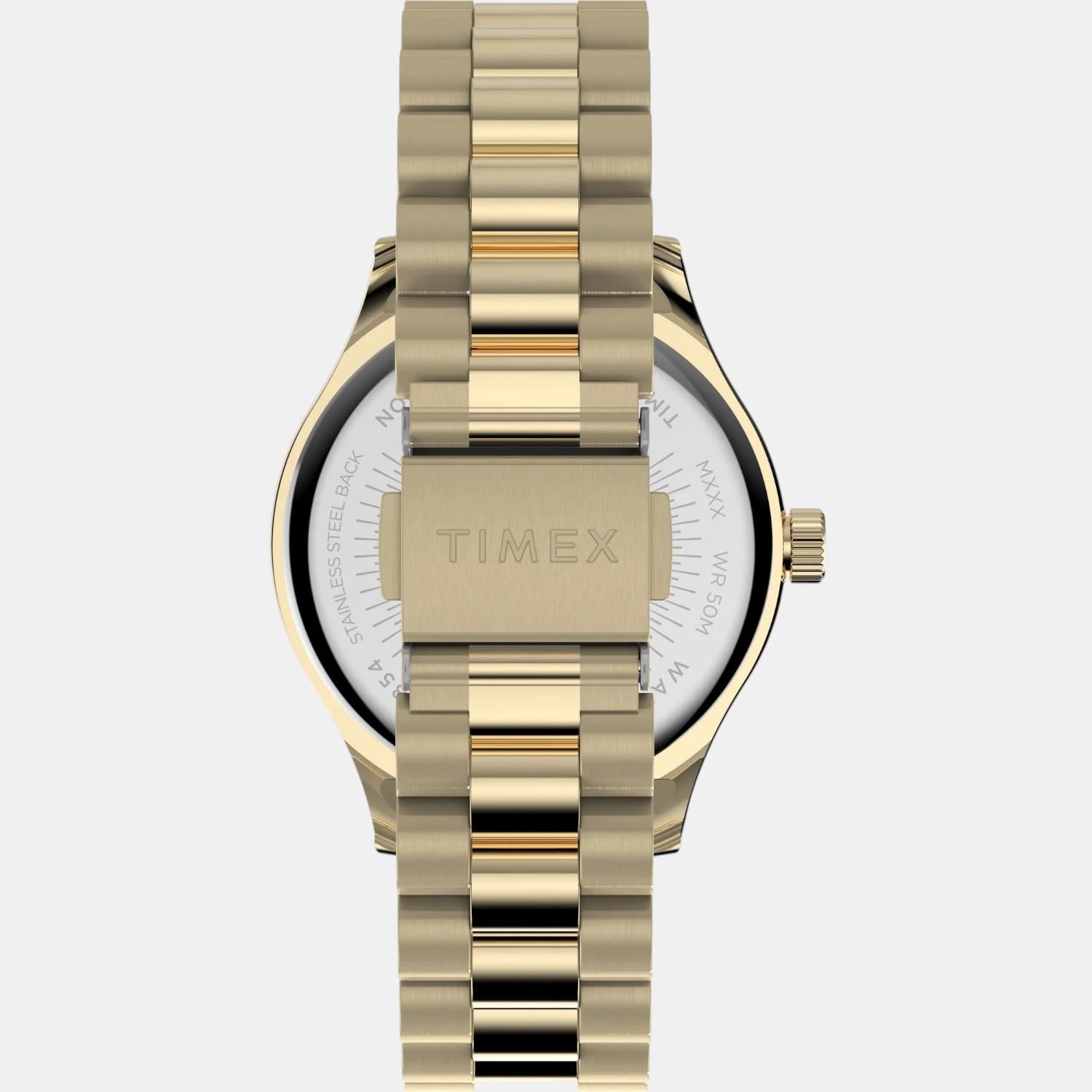 Women Quartz Mother Of Pearl Dial Analog Stainless Steel Watch TW2W85400UJ