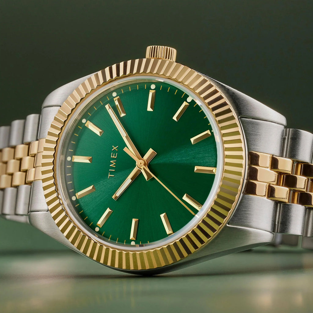 Women Quartz Green Dial Analog Stainless Steel Watch TW2W87400IK