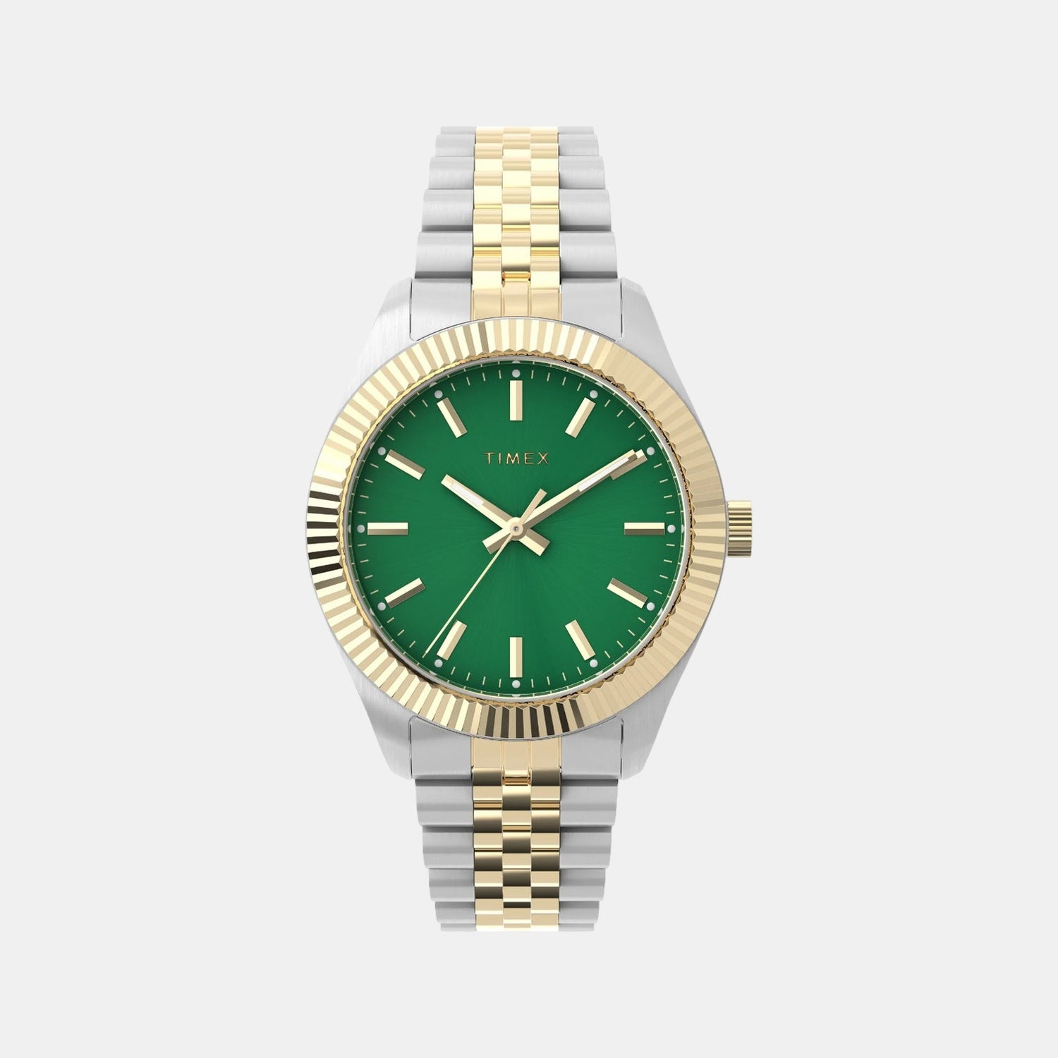 Women Quartz Green Dial Analog Stainless Steel Watch TW2W87400UJ