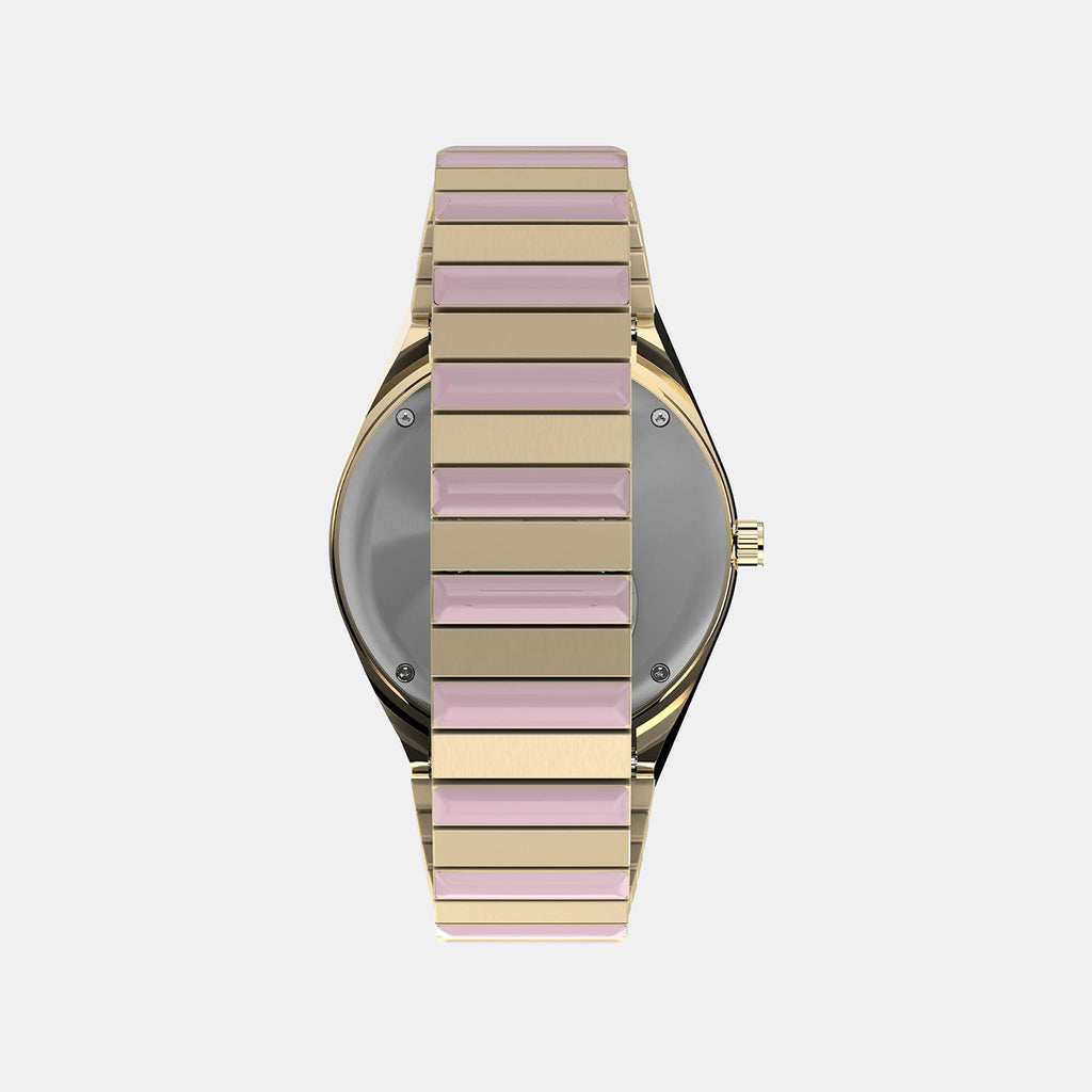 Women Quartz Pink Dial Analog Stainless Steel Watch TW2W87600UJ
