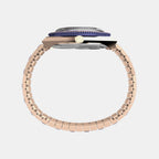 Q Timex Women Quartz Purple Dial Analog Stainless Steel Watch TW2W87700UJ