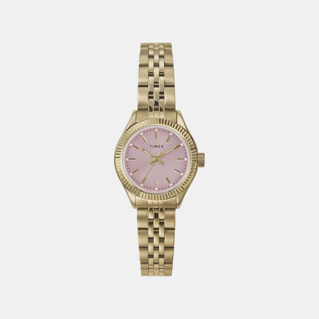 Women Quartz Pink Dial Analog Stainless Steel Watch TW2W90800UJ
