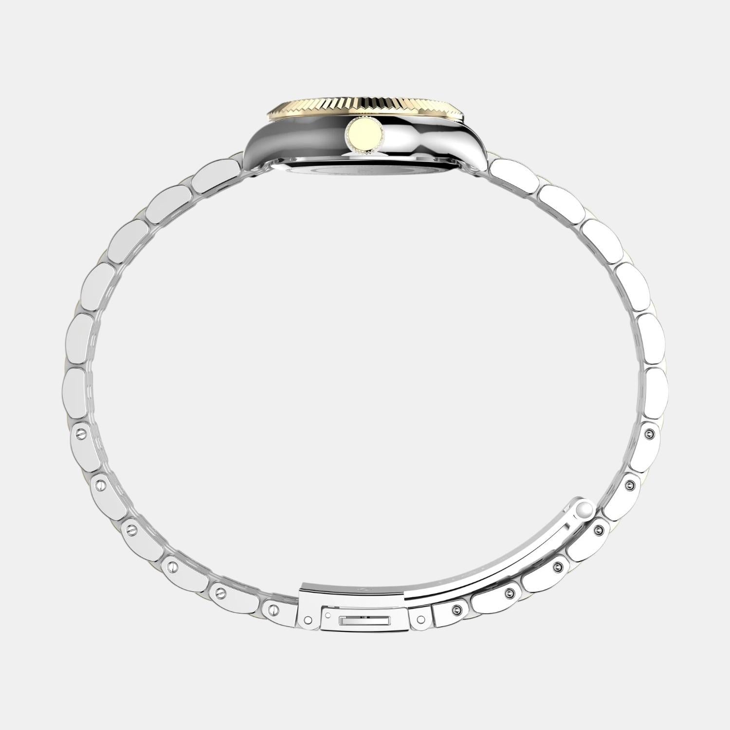 Women Quartz Gold Dial Analog Stainless Steel Watch TW2W90900UJ