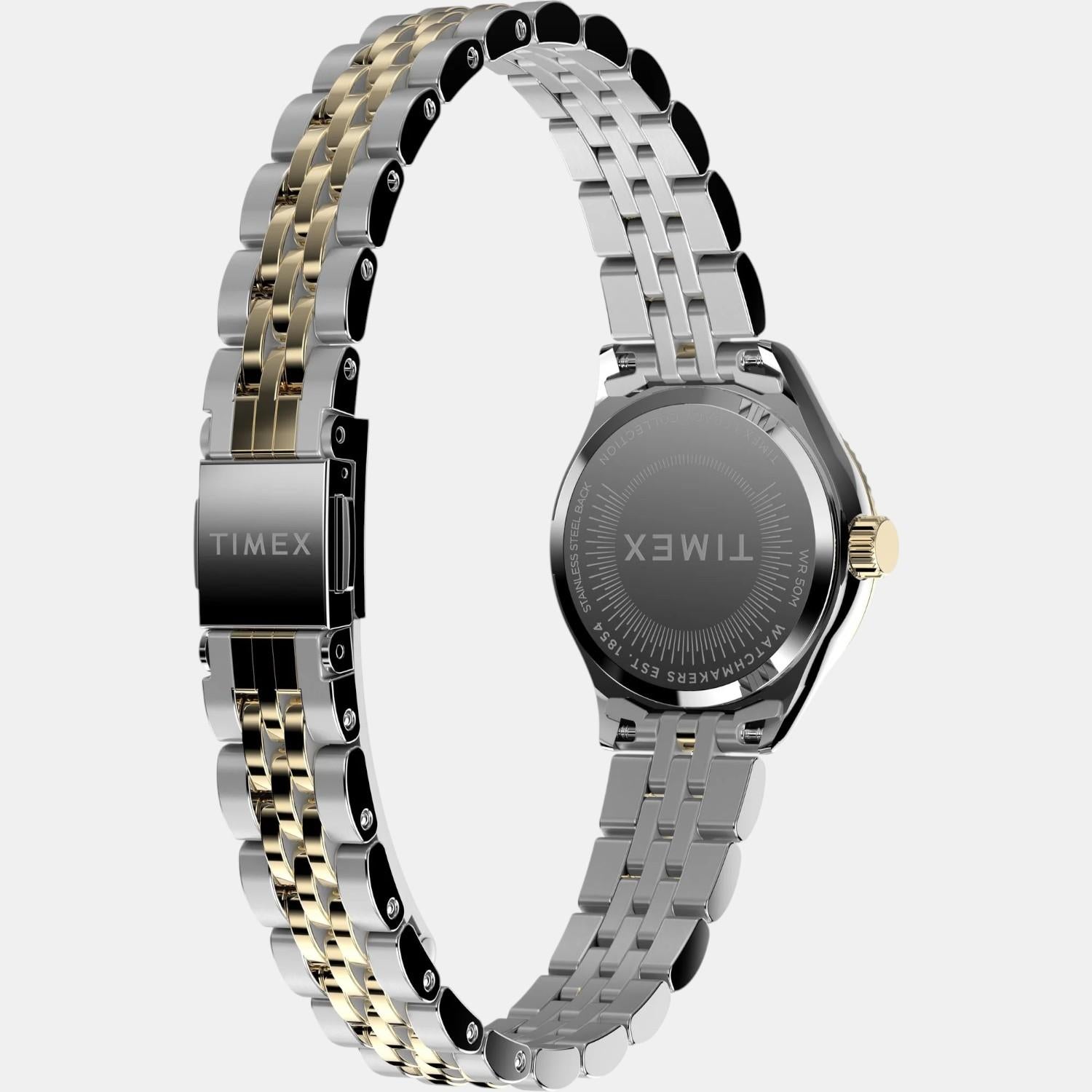 Women Quartz Gold Dial Analog Stainless Steel Watch TW2W90900UJ