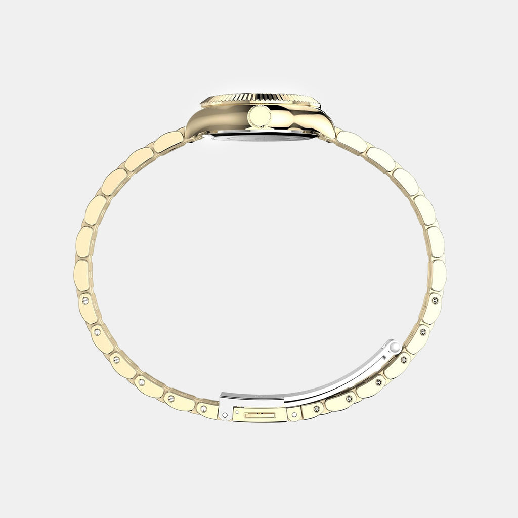 Women Quartz Gold Dial Analog Stainless Steel Watch TW2W91000UJ