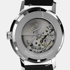 Men Automatic Blue Dial Analog Leather Watch TW2W93100UJ