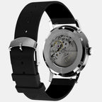 Men Automatic Blue Dial Analog Leather Watch TW2W93100UJ