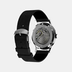 Men Automatic Blue Dial Analog Leather Watch TW2W93100UJ