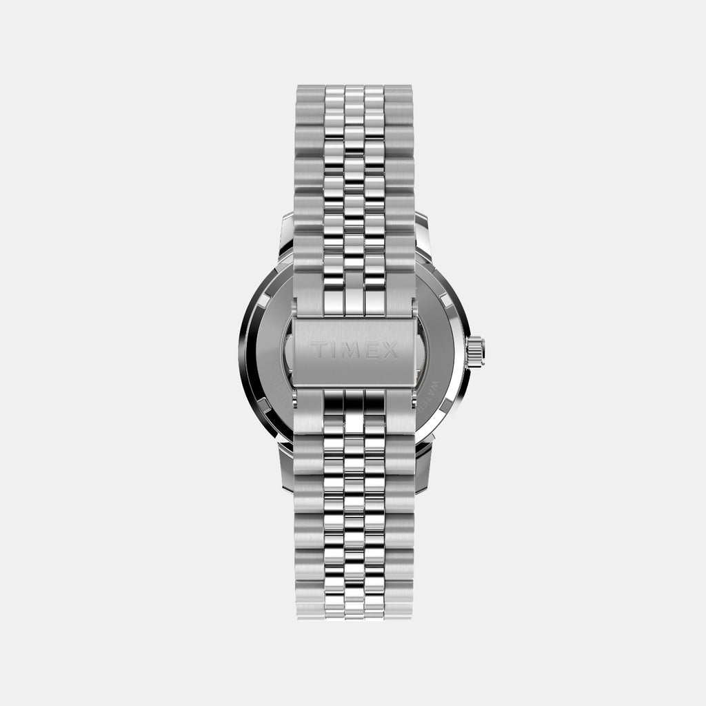 Marlin Men Automatic Black Dial Analog Stainless Steel Watch TW2W93200UJ