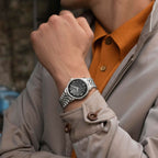 Marlin Men Automatic Black Dial Analog Stainless Steel Watch TW2W93200UJ