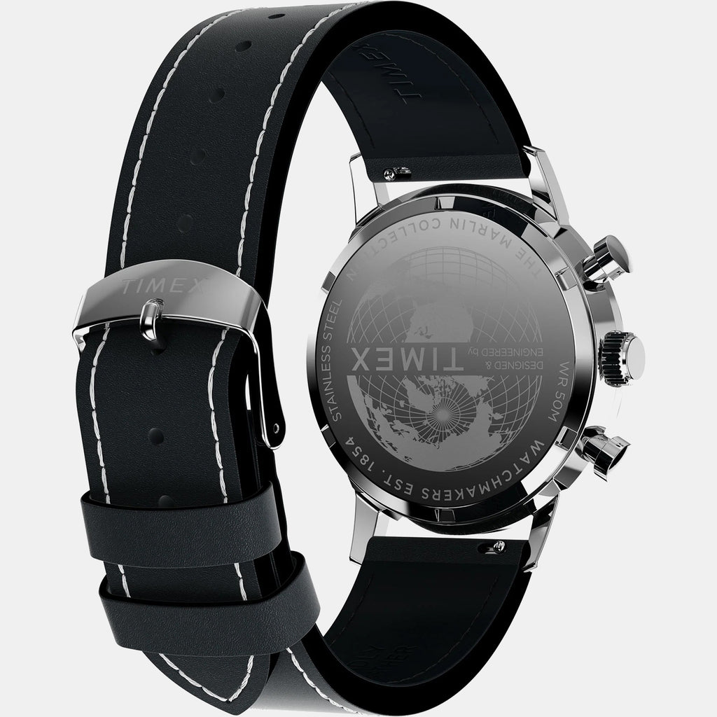 Marlin Men Quartz Tan Dial Analog Leather Watch TW2W98900UJ