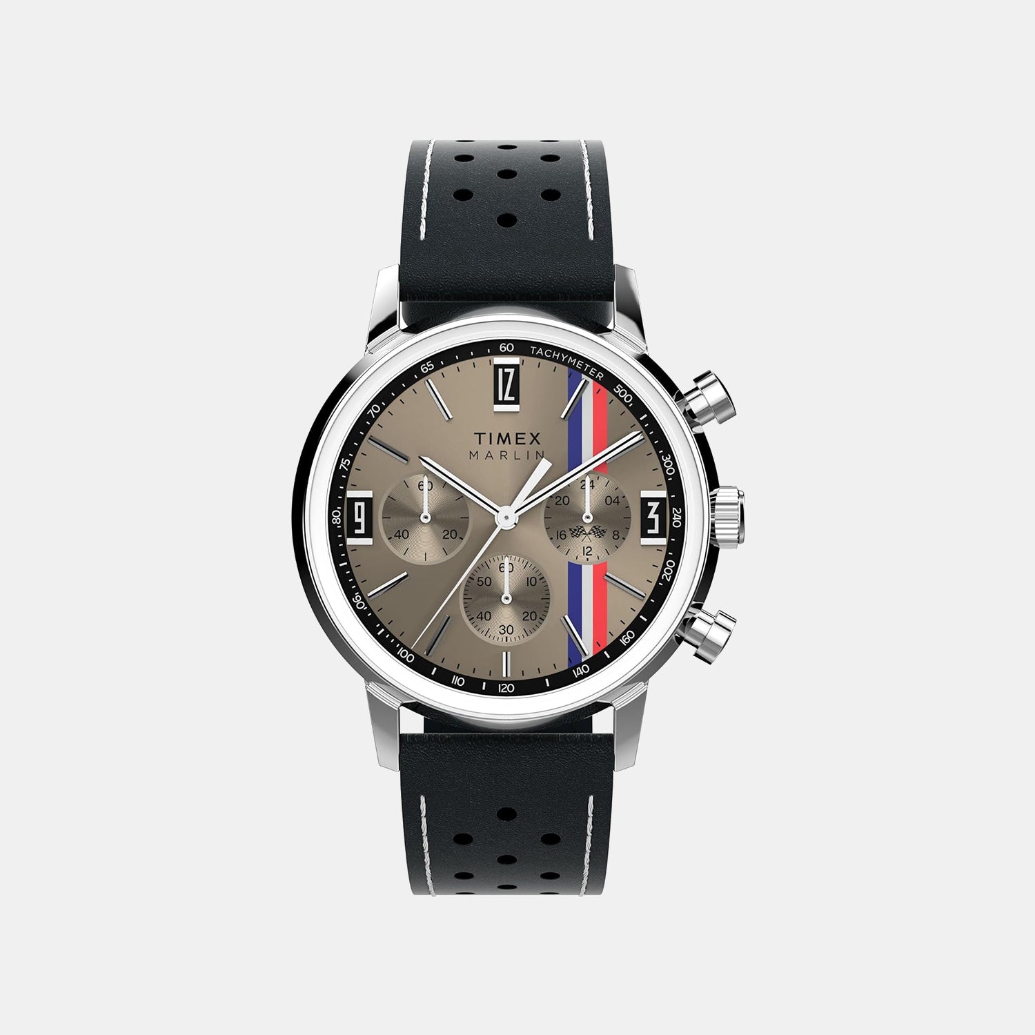 Marlin Men Quartz Tan Dial Analog Leather Watch TW2W98900UJ