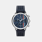 Men Quartz Blue Dial Chronograph Leather Watch TW2W99000UJ