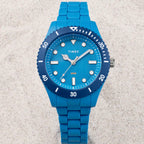 Men Quartz Blue Dial Analog Plastic Watch TW2Y04300UJ