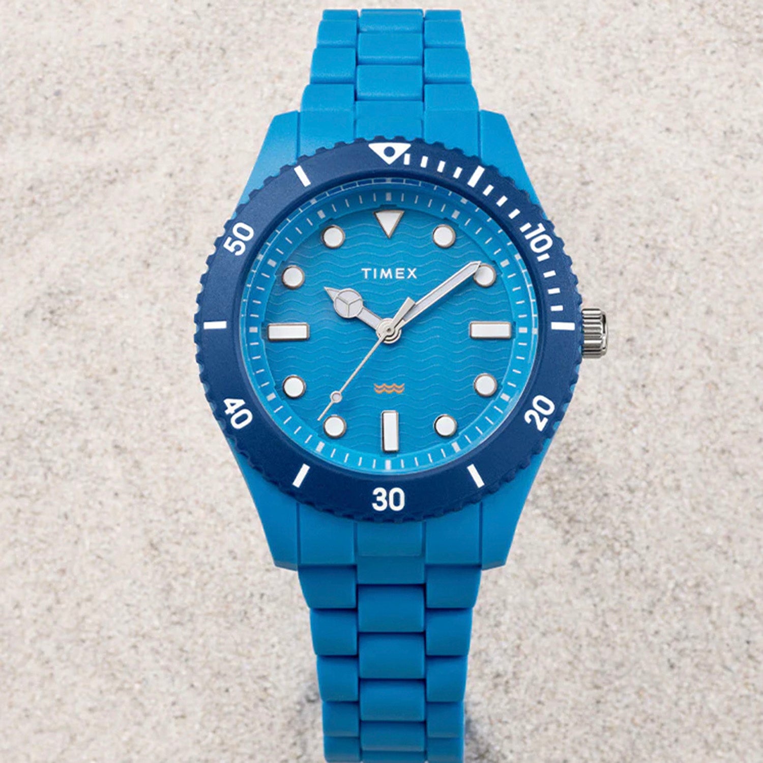 Men Quartz Blue Dial Analog Plastic Watch TW2Y04300UJ