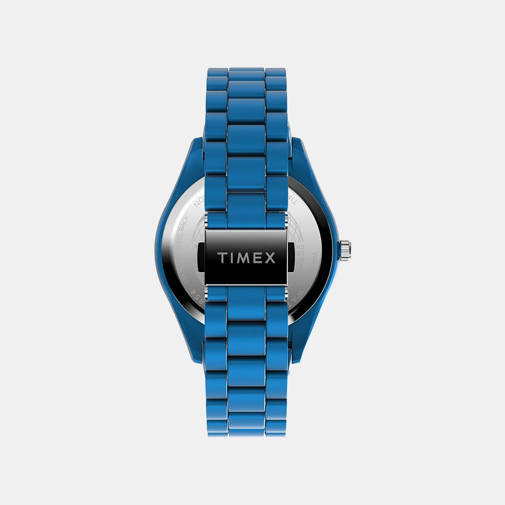 Men Quartz Blue Dial Analog Plastic Watch TW2Y04300UJ