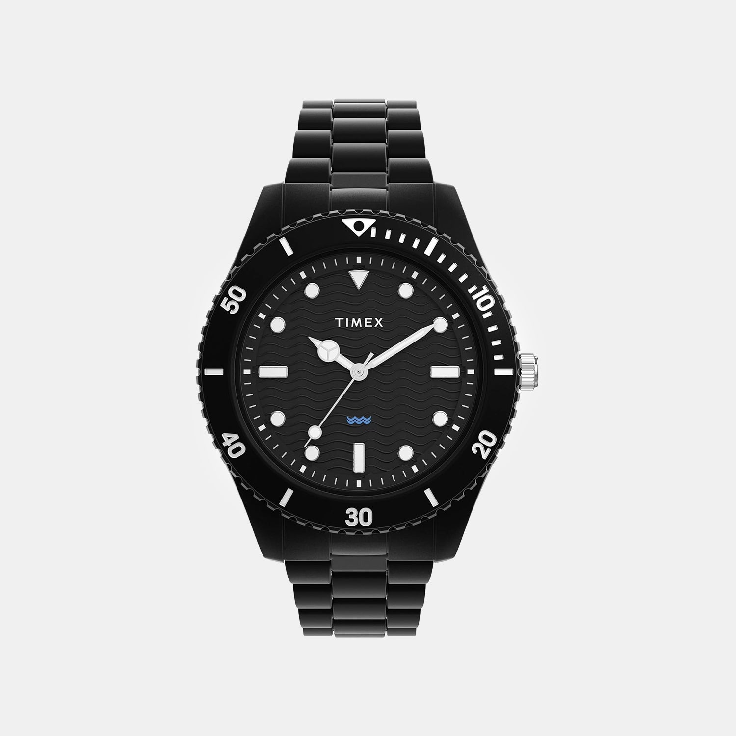 Men Quartz Black Dial Analog Plastic Watch TW2Y04500UJ
