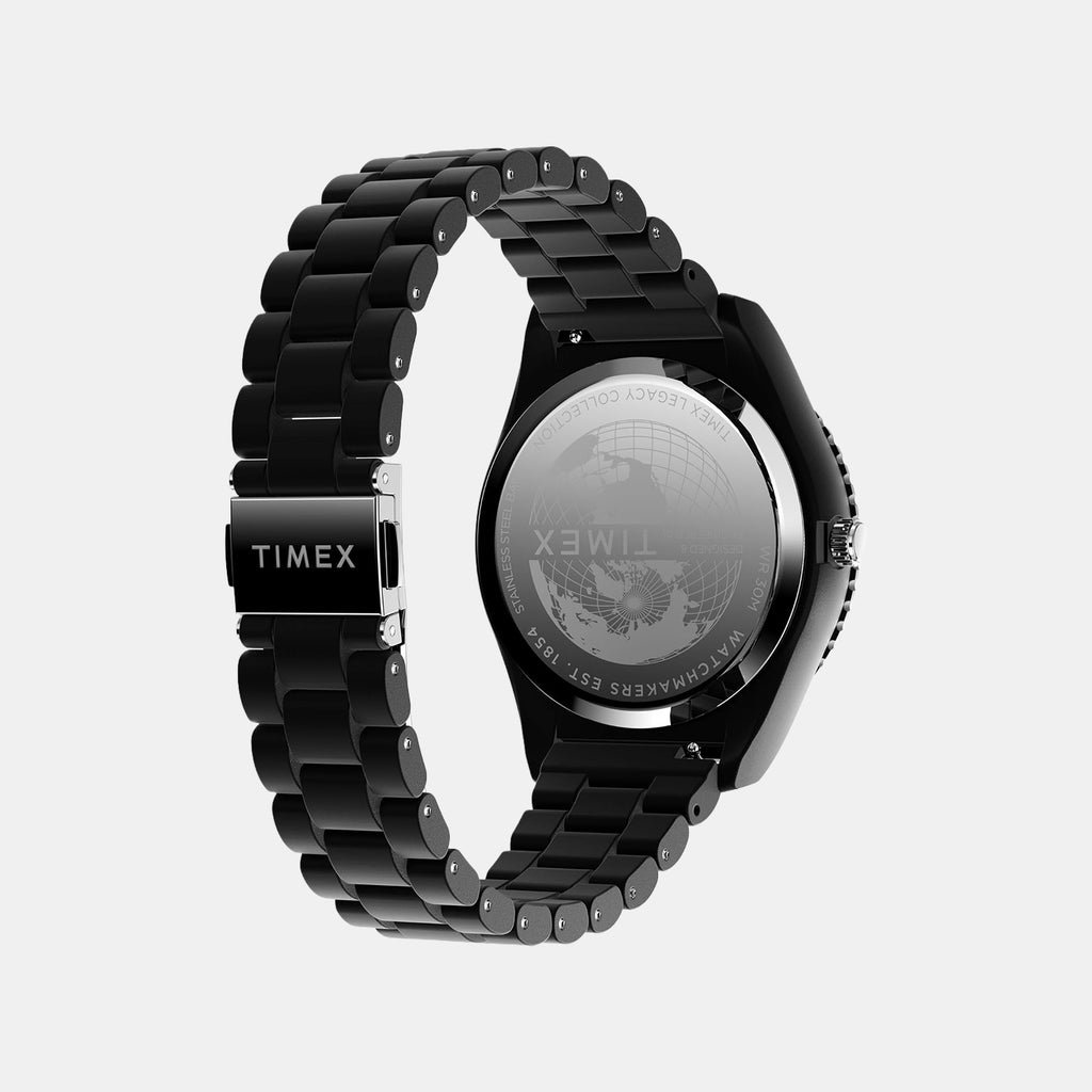 Men Quartz Black Dial Analog Plastic Watch TW2Y04500UJ