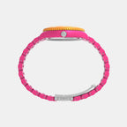 Women Quartz Pink Dial Analog Plastic Watch TW2Y04600UJ