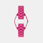 Women Quartz Pink Dial Analog Plastic Watch TW2Y04600UJ