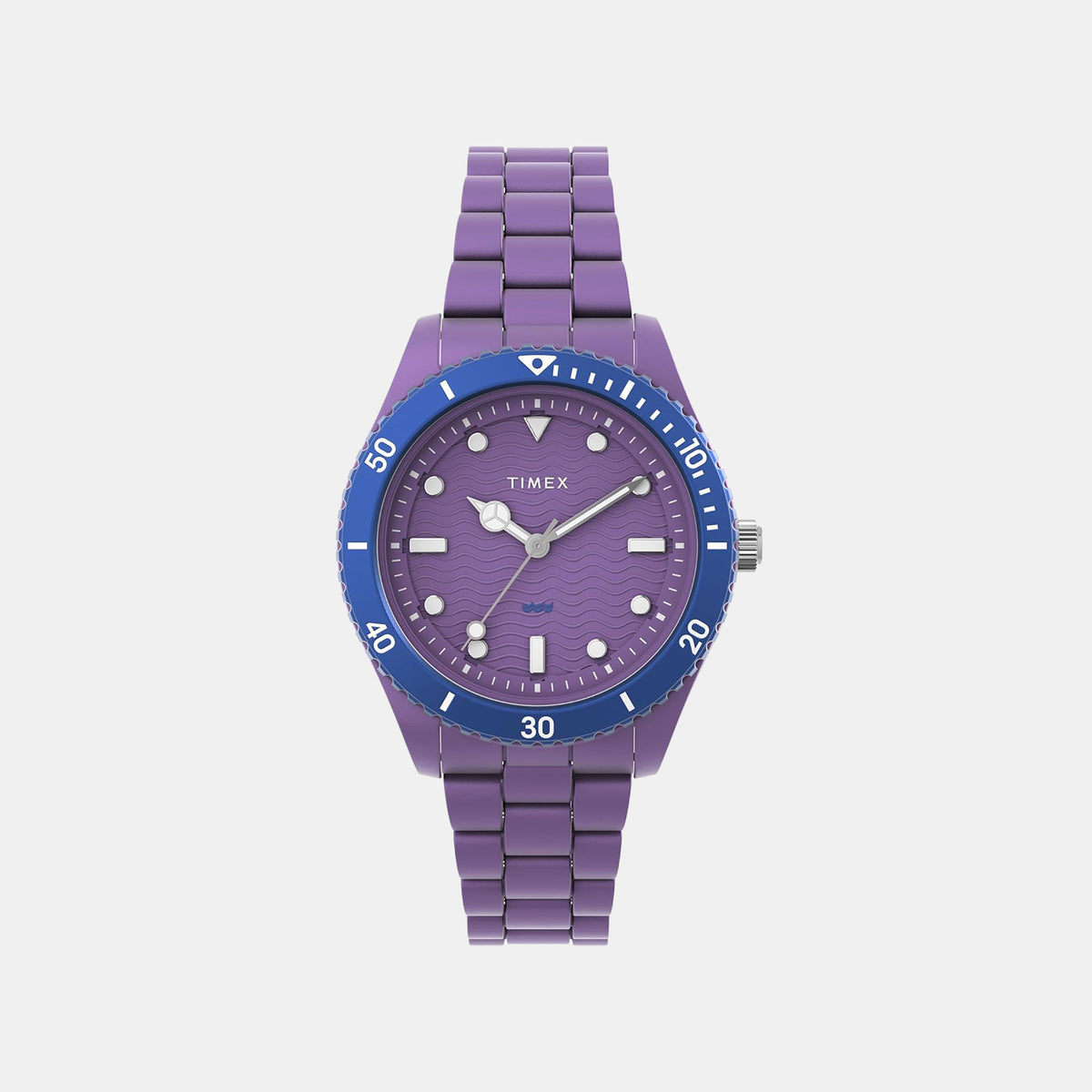 Legacy Women Quartz Purple Dial Analog Stainless Steel Watch TW2Y04800UJ