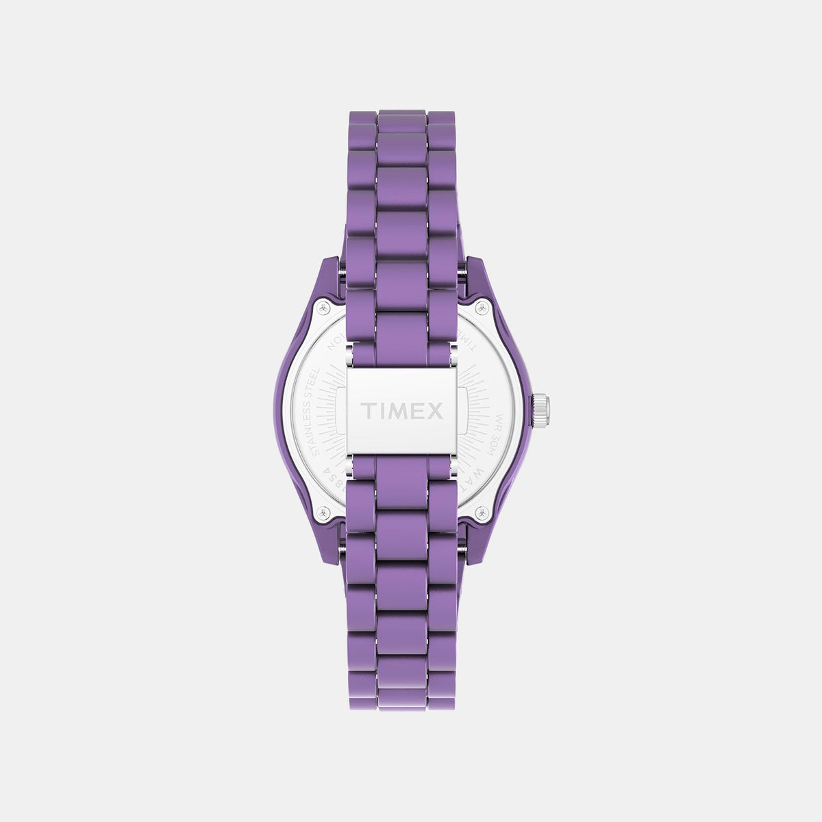 Legacy Women Quartz Purple Dial Analog Stainless Steel Watch TW2Y04800UJ