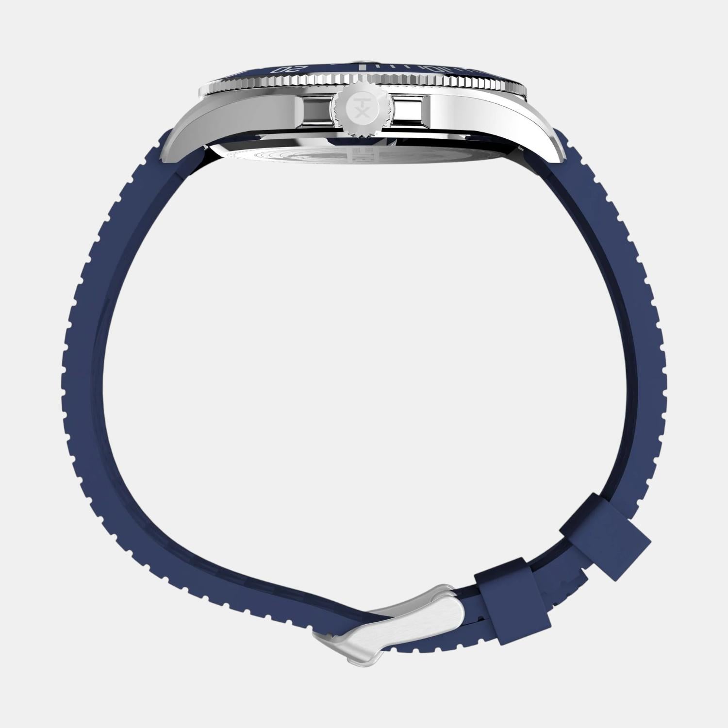 Men Quartz Blue Dial Analog Synthetic Watch TW2Y05000UJ