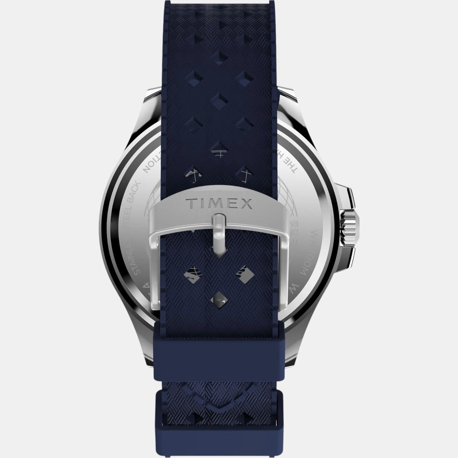 Men Quartz Blue Dial Analog Synthetic Watch TW2Y05000UJ