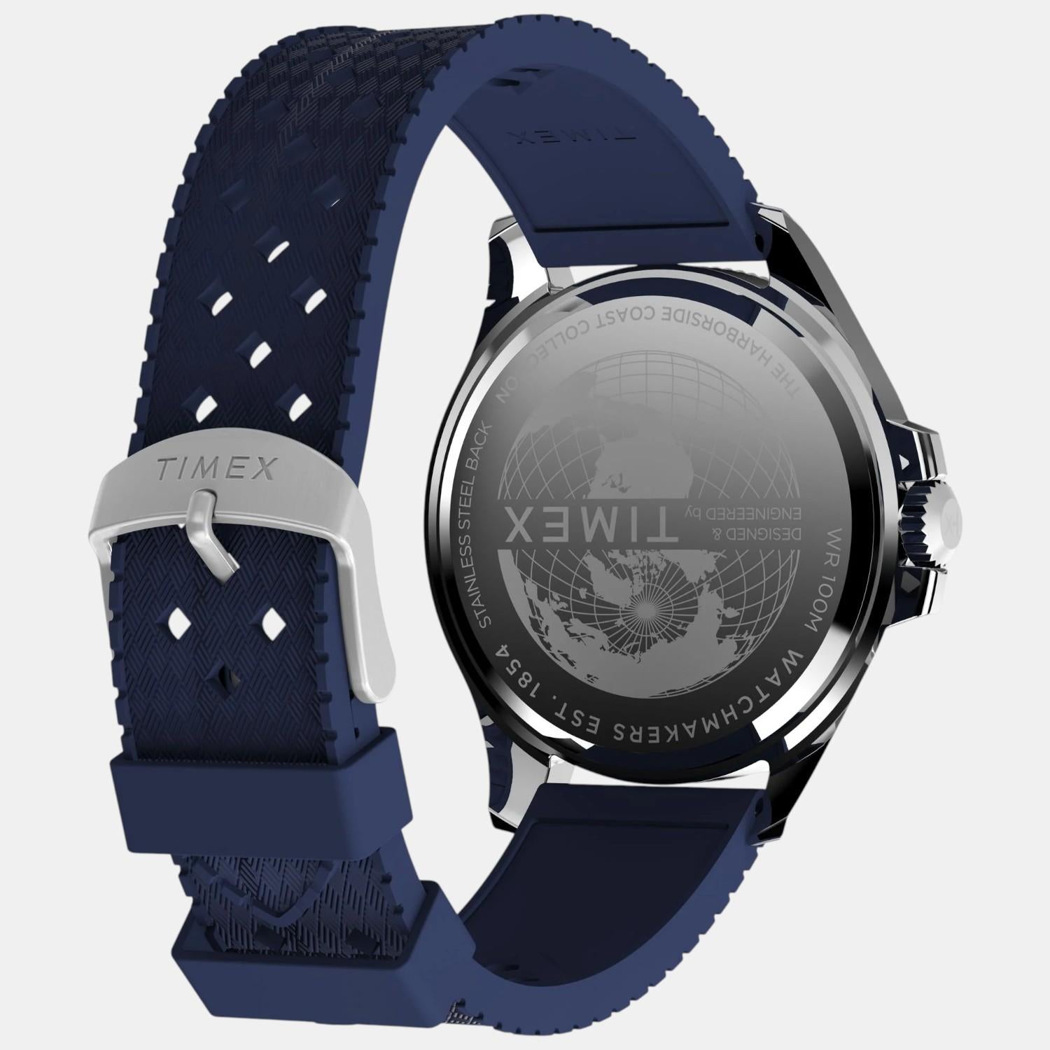 Men Quartz Blue Dial Analog Synthetic Watch TW2Y05000UJ