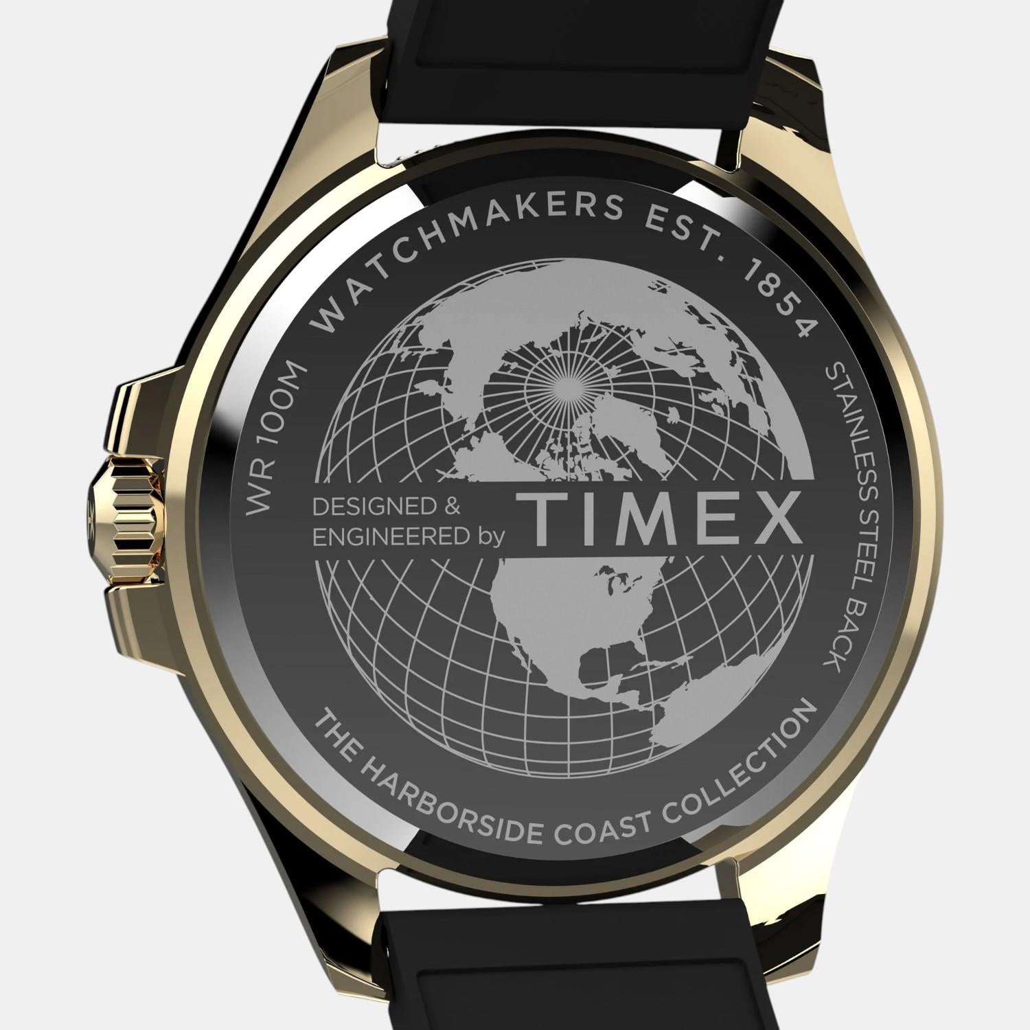 Men Quartz Green Dial Analog Synthetic Watch TW2Y05300UJ