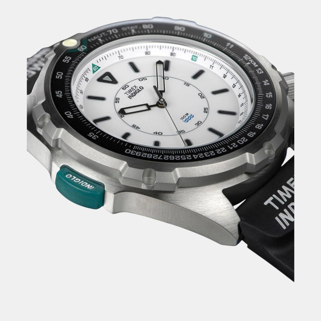Men Quartz White Dial Analog Synthetic Watch TW2Y05800UJ