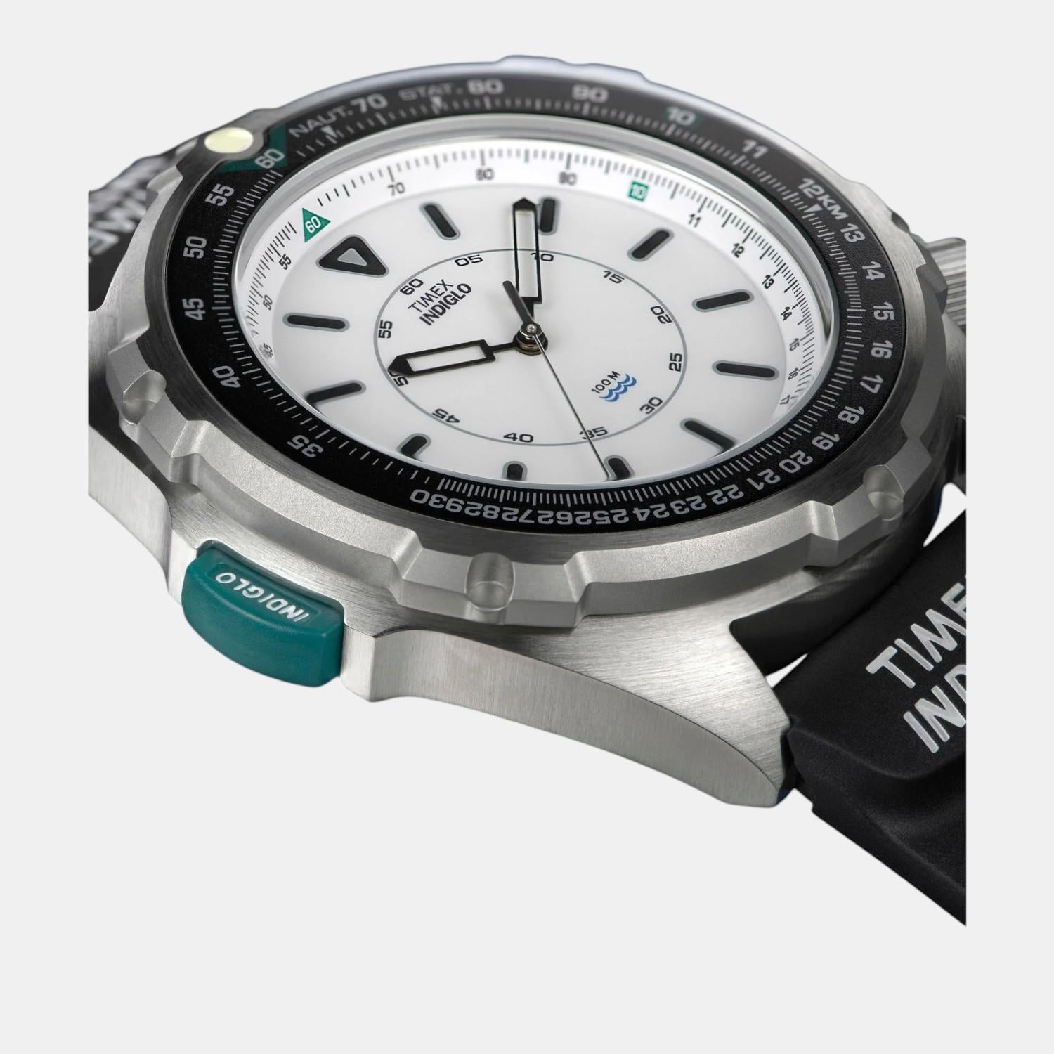 Men Quartz White Dial Analog Synthetic Watch TW2Y05800UJ