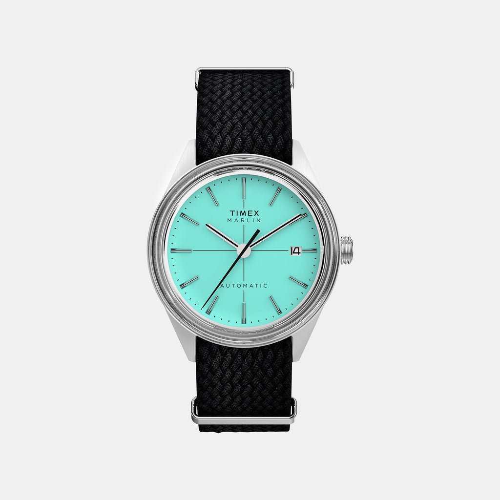 Marlin Men Automatic Blue Dial Analog Fabric Watch TW2Y06400UJ