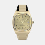 Q Timex Men Automatic Champagne Dial Analog Stainless Steel Watch TW2Y07200UJ