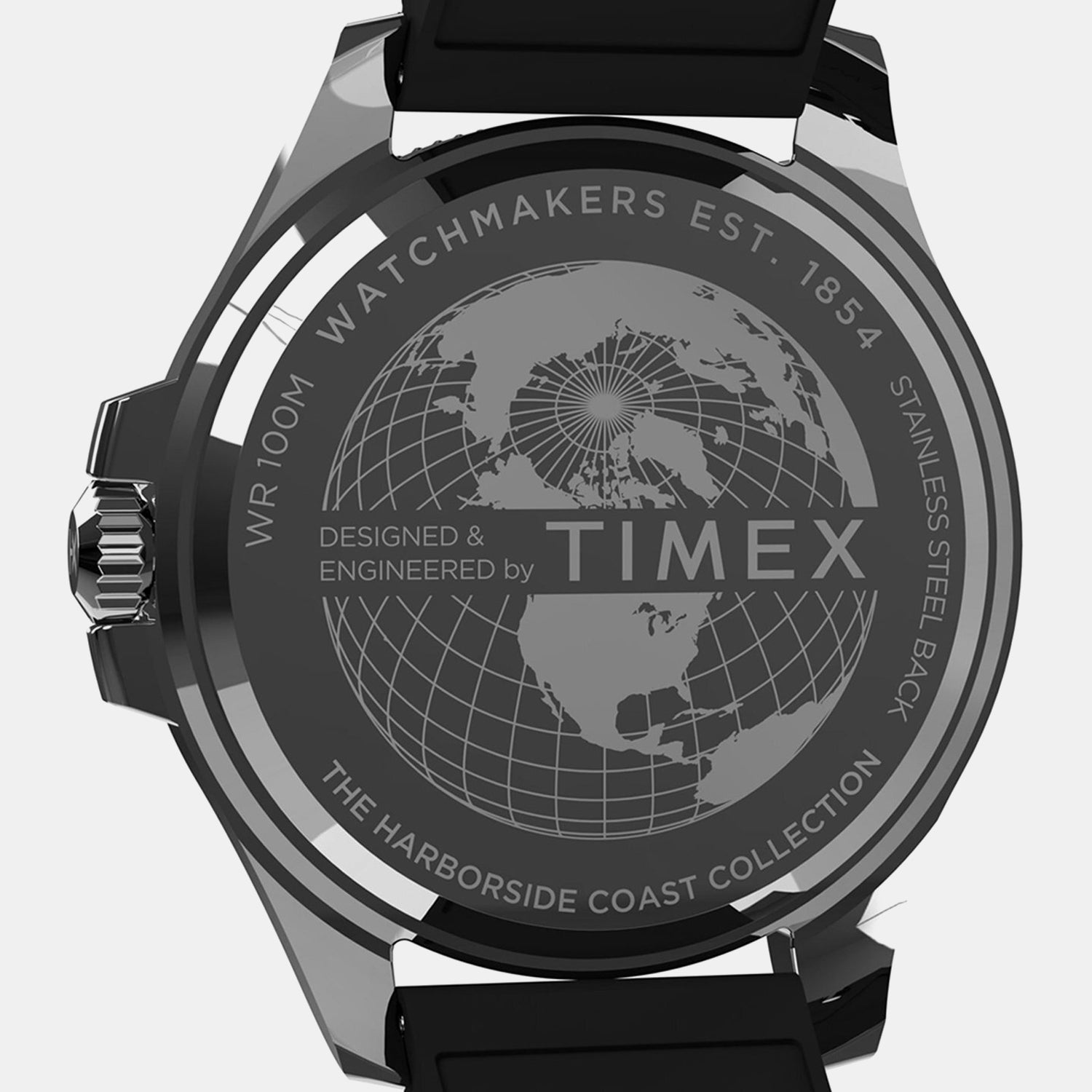 Men Quartz Black Dial Analog Rubber Watch TW2Y09200UJ
