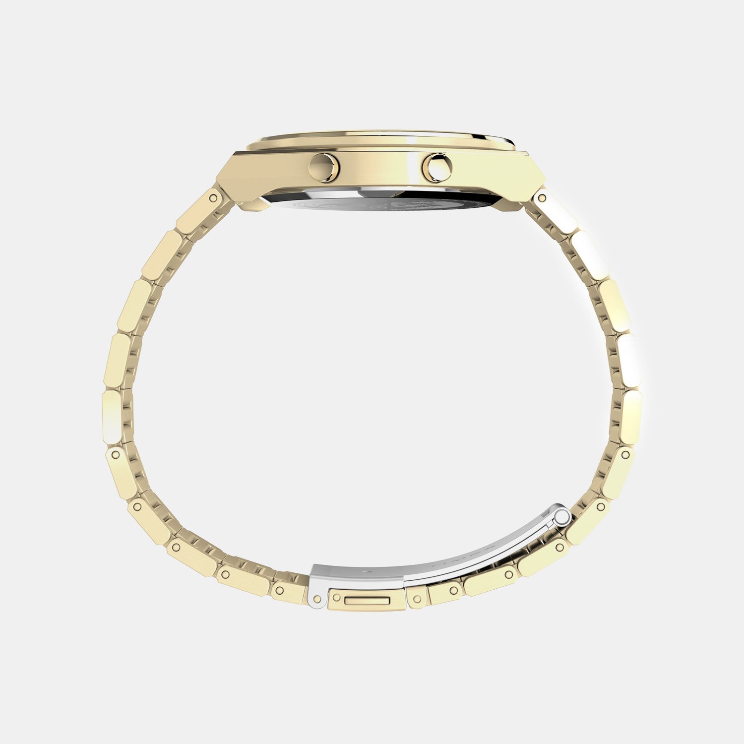 Q Timex Men Quartz Grey Dial Digital Stainless Steel Watch TW2Y09700UJ