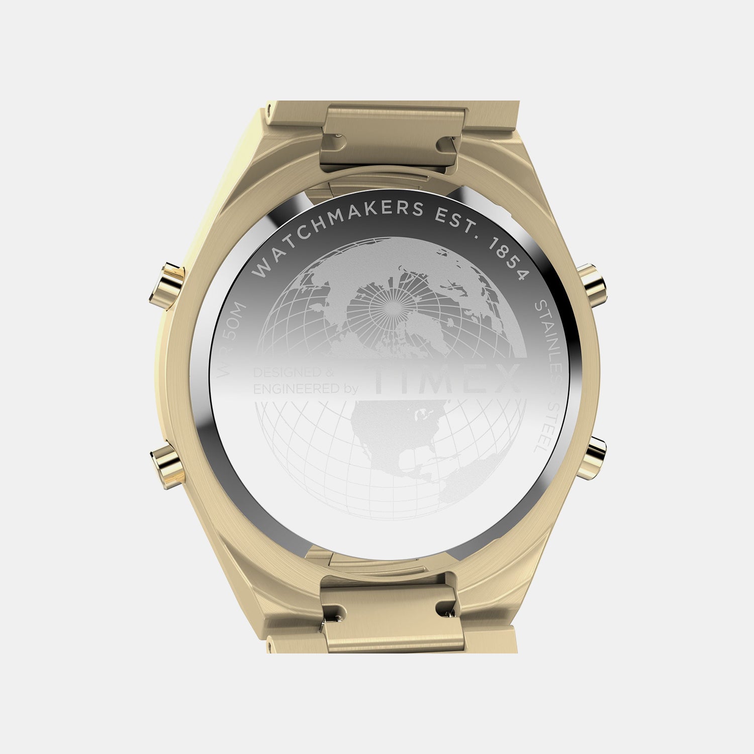 Q Timex Men Quartz Grey Dial Digital Stainless Steel Watch TW2Y09700UJ