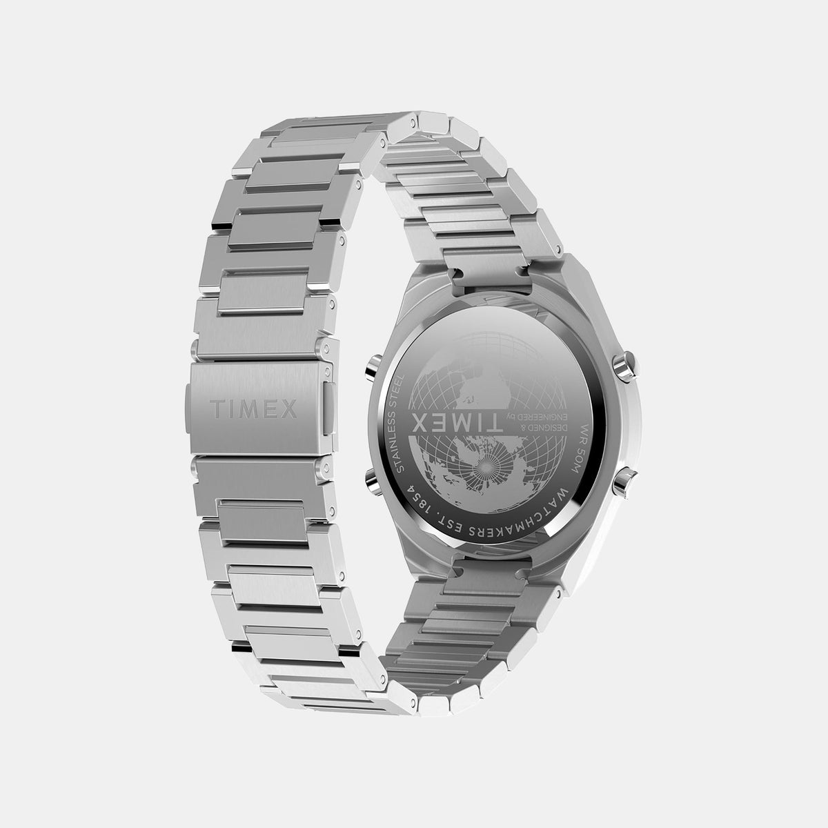 Men Quartz Grey Dial Digital Stainless Steel Watch TW2Y09800UJ