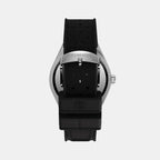 Q Timex Men Quartz Silver Dial Analog Rubber Watch TW2Y12200UJ