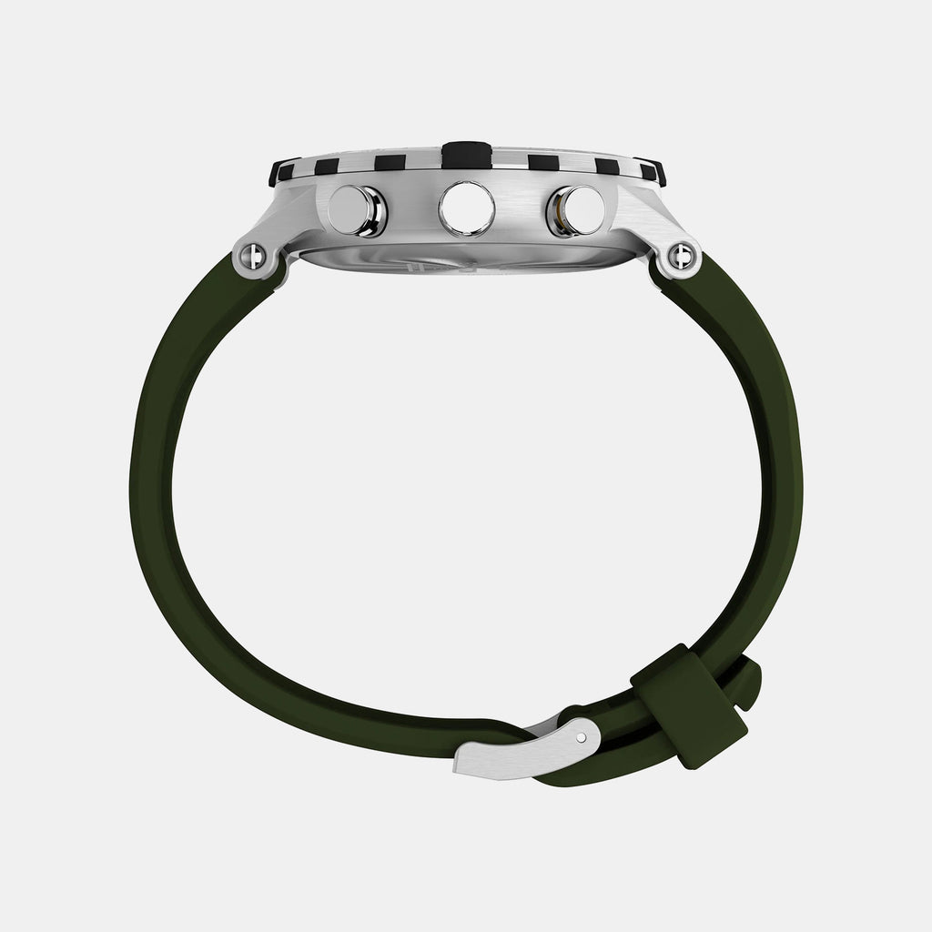 Expedition Men Quartz Green Dial Analog Silicone Watch TW2Y14400UJ